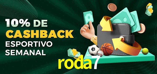 10% de bônus de cashback na roda7